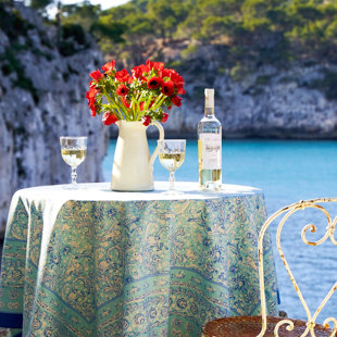 COULEUR NATURE La Mer Tablecloth - Square