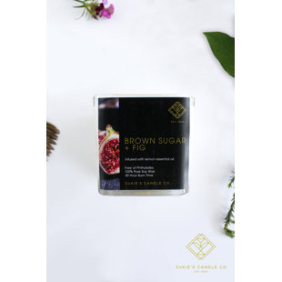 SUKIE'S CANDLE CO. Brown Sugar & Fig Scented Jar Candle