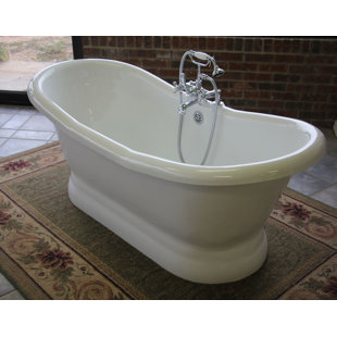 RESTORIA BATHTUB COMPANY Empress 68'' x 30'' Freestanding Soaking Bathtub