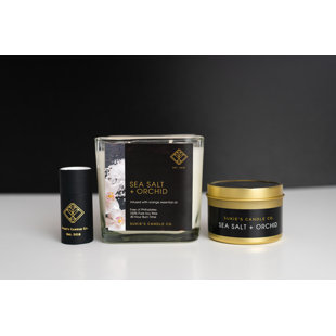 SUKIE'S CANDLE CO. Sea Salt Orchid Scented Travel Size Candle