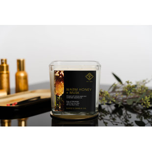 SUKIE'S CANDLE CO. Warm Honey & Musk Scented Jar Candle