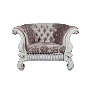MYMODON 52 inches Wide Linen Armchair