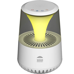 WBM Smart Bluetooth Air Purifier for Virus, Home Air Purifier, Cleans Air Dust Air Purifier, White