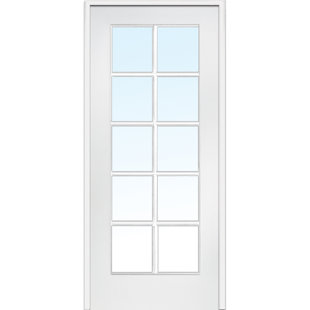 VERONA HOME DESIGN Glass French Doors with Installation Hardware Kit