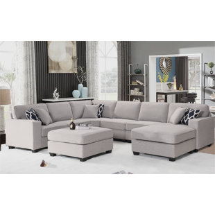 LEGEND FURNITURE 8 - Piece Upholstered Sectional