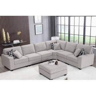 LEGEND FURNITURE 7 - Piece Upholstered Sectional