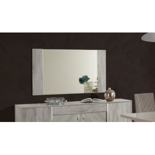 KITSCO Reece Wood Flat Wall Mirror