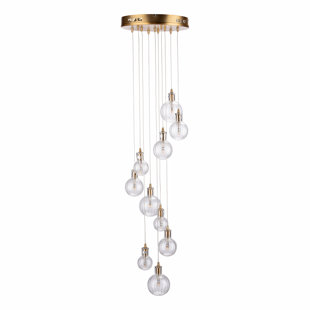 MERCURY ROW Annalie 10 - Light Brass Cluster Pendant