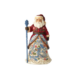 Jim Shore Heartwood Creek Norwegian Santa 7in H