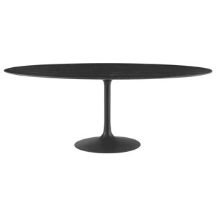 Modway Lippa Oval Artificial Marble Dining Table