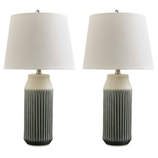 SIGNATURE DESIGN BY ASHLEY Afener Ceramic Table Lamp (Set of 2)