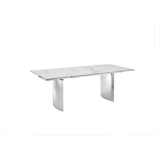 CASABIANCA FURNITURE Extendable Marble Dining Table