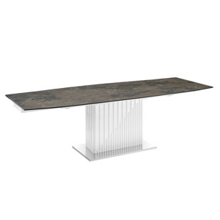 CASABIANCA FURNITURE Moon Extendable Marble Dining Table