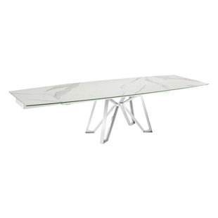 CASABIANCA FURNITURE Dcota Extendable Trestle Dining Table