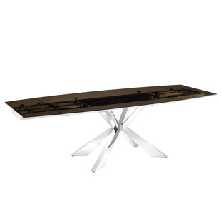 CASABIANCA FURNITURE Extendable Pedestal Dining Table