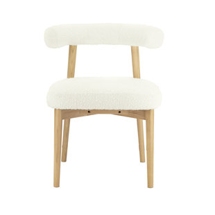 TOV FURNITURE UK 47cm H Boucle Upholstered Side Chair
