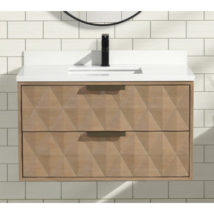 ARI KITCHEN & BATH 36'' Single Bathroom Vanity with Stone Top