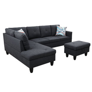 CHANGHE TRADING INC 3 - Piece Upholstered Sectional