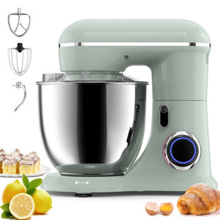 AILESSOM 3-in-1 Electric Stand Mixer, 660w 10-speed With Pulse Button, Attachments Include 6.5qt Bowl, Dough Hook, Beater, Whisk For Most Home Cooks, Empire Red