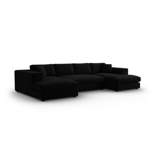 Micadoni Home Upholstered Large Corner Sofa