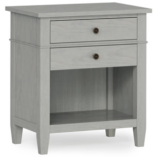 SIMPLI HOME Carlton Solid Wood Nightstand