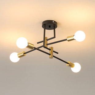 CORRIGAN STUDIO Vintage E27 Industrial Sputnik Sphere Ceiling Light