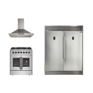 FORNO 3-piece 30" Dual Fuel Kitchen Appliance Package