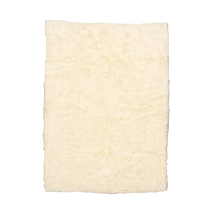 JOSS & MAIN Calin Handmade Hand Loomed Wool Natural Rug