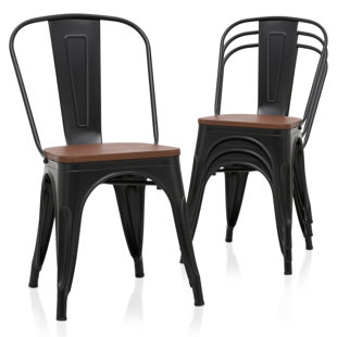 WILLISTON FORGE Belaire Metal Side Chair (Set of 4)