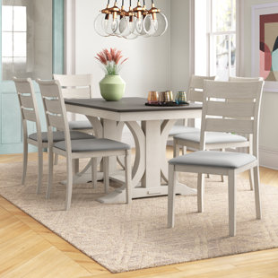 LARK MANOR™ Alfiere 7 - Piece Trestle Dining Set