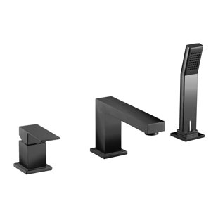 AGUA CANADA 1 Handle Deck Roman Tub Faucet with Diverter