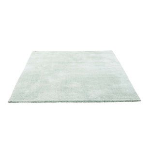 TOM TAILOR Cozy Handmade High Pile Mint Green Rug