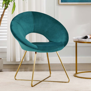 ETTA AVENUE Zed Velvet Accent Chair