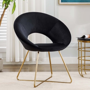 ETTA AVENUE Zed Velvet Accent Chair