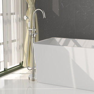 CLIHOME Floor Tub Spout with Diverter