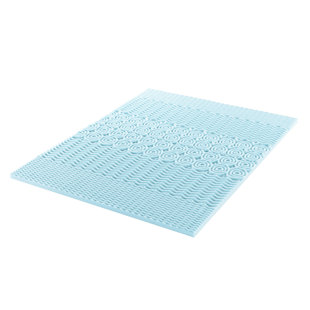 BEST PRICE QUALITY 1.5'' Gel Memory Foam Mattress Topper