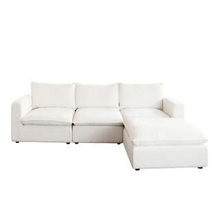 DIAMOND SOFA Ivy 4 - Piece Upholstered Sectional