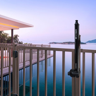 SAFETECH HARDWARE 2'' H x 3'' W Black Polyethylene Plastic Fencing