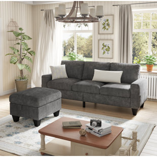 EBERN DESIGNS Sarahkate 3 - Piece Upholstered Sectional