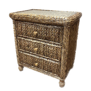 BAY ISLE HOME™ Debolt 3 Drawer Bachelor's Chest
