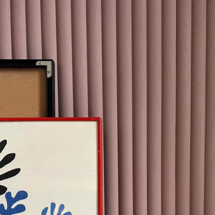 TIMELINE WOOD TIMELINE Fluted Solid Oak Thin Round 5.25” X 72” Real Wood Slat Wall Paneling - 6 brds