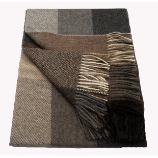 ALPACA BLANKETS CORPORATION Hand Woven Throw Blanket