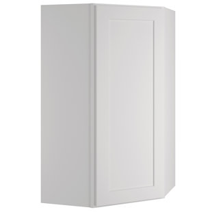 HOMEIBRO Wall Diagonal Corner Cabinet