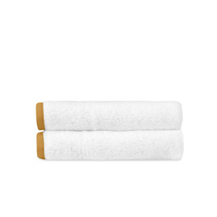 HOME TREASURES LINENS Antalya Terrycloth Bath Towels (Set of 2)