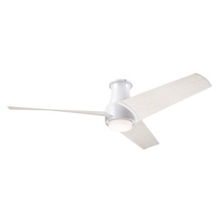 MODERN FAN COMPANY 56" Ambit Flush Mount DC Ceiling Fan with LED Light