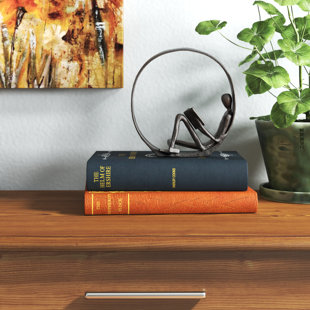 ANDOVER MILLS™ Krahn Encircled Reader Iron Figurine