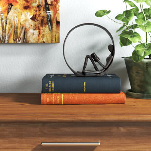 ANDOVER MILLS™ Krahn Encircled Reader Iron Figurine
