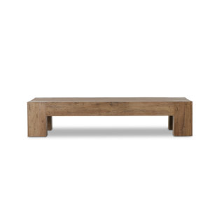 LOON PEAK® Hudson Solid Wood Top Coffee Table