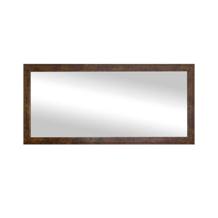 WADE LOGAN Frenchboro Wood Framed Bathroom / Vanity Mirror in Brown