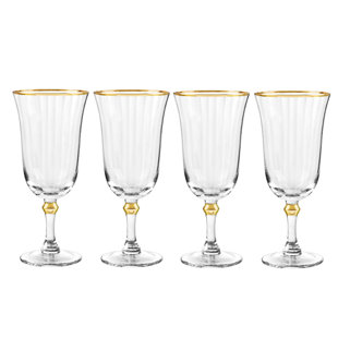 ASTORIA GRAND 16oz. Handmade Goblet Set (Set of 4)